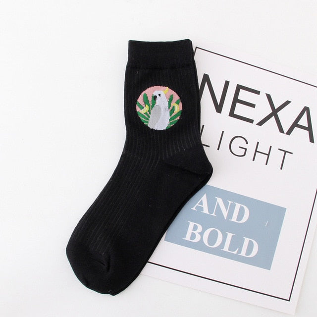 Circle of Parrots Socks - The Cute Sock