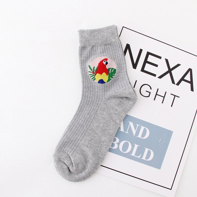 Circle of Parrots Socks - The Cute Sock