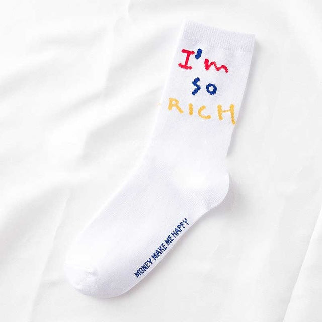 Get Money Live Life Socks - The Cute Sock