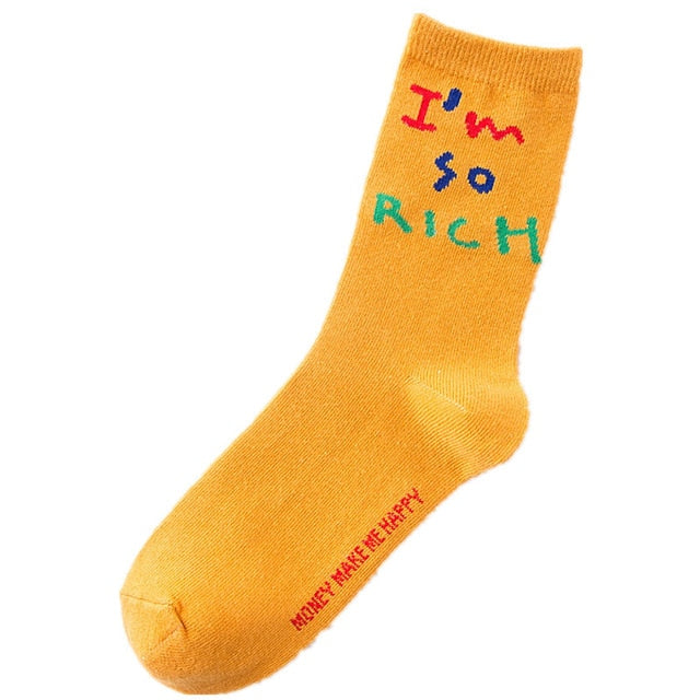 Get Money Live Life Socks - The Cute Sock