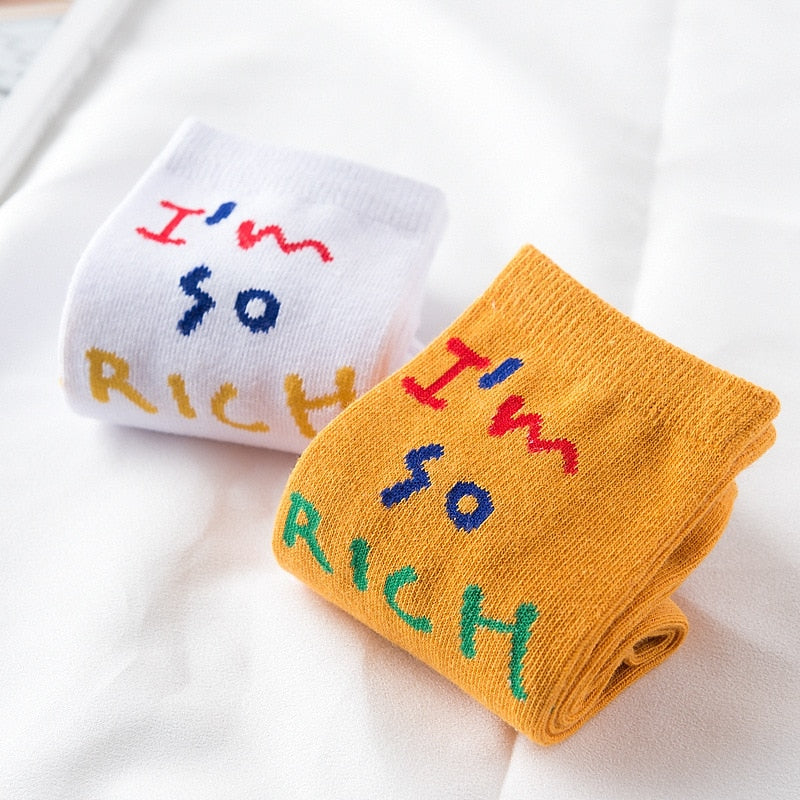 Get Money Live Life Socks - The Cute Sock