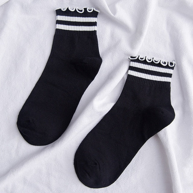 Black and White Cuteness Socks - The Cute Sock