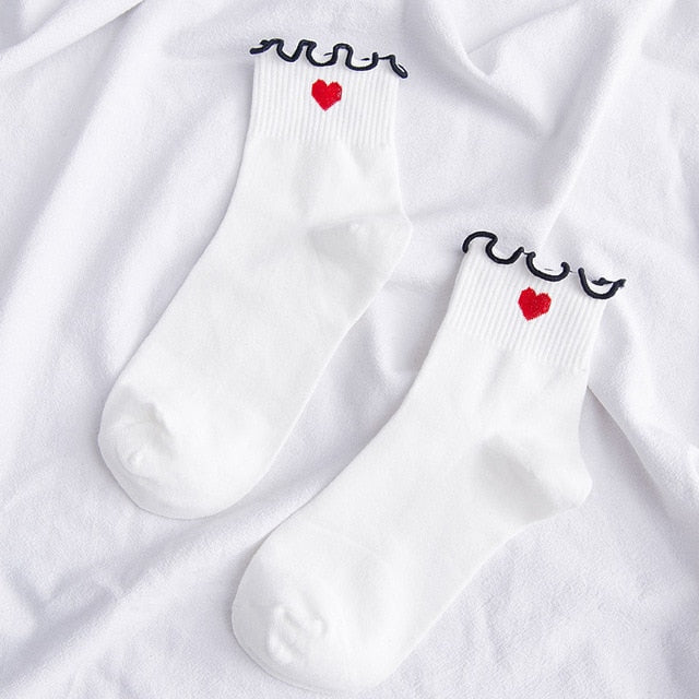 Black and White Cuteness Socks - The Cute Sock