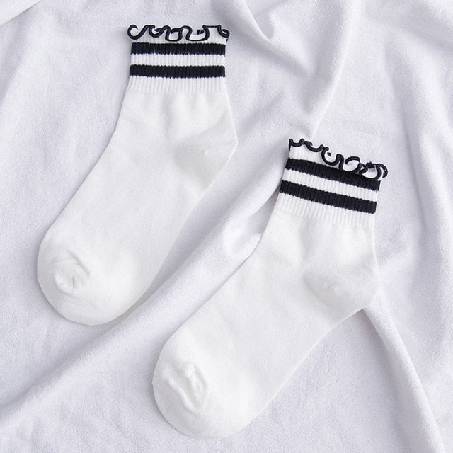 Black and White Cuteness Socks - The Cute Sock